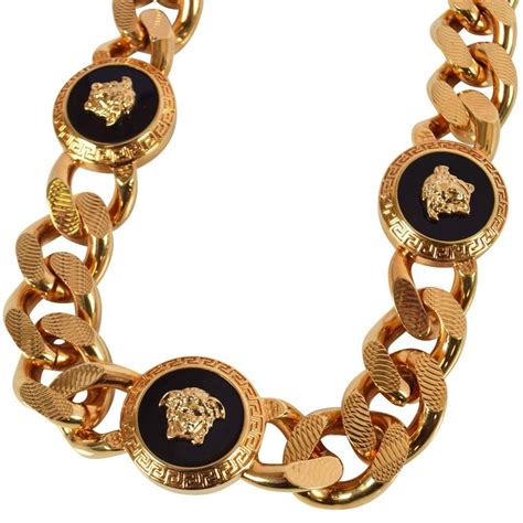 mens versace chain uk|Versace gold necklace for men.